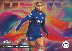 Alyssa Thompson Helix - 2025/26 Topps Chrome Women’s UEFA Champions League Soccer