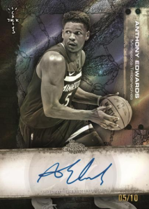 Anthony Edwards Autograph Black - 2025-26 Topps Chrome Cactus Jack Basketball