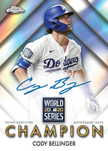 Cody Bellinger World Champion Autograph - 2026 Topps Chrome Baseball
