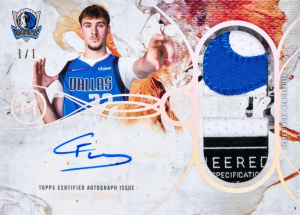 Cooper Flagg Rookie Relic Autograph - 2025-26 Topps Motif Basketball
