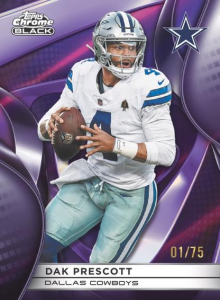 Dak Prescott Base Purple - 2025 Topps Chrome Black Football
