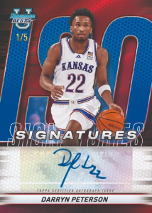 Darryn Peterson ISO Signatures - 2025-26 Bowman University Best Basketball