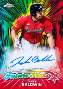 Drake Baldwin Future Stars Red Autograph - 2026 Topps Chrome Baseball