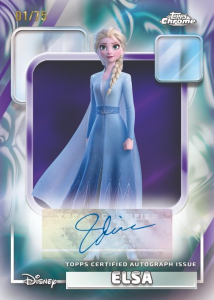 Elsa Autograph - 2026 Topps Chrome Disney
