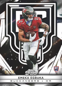 Emeka Egbuka Rookie Short Print - 2025 Topps Chrome Black Football