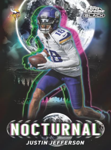 Justin Jefferson Nocturnal - 2025 Topps Chrome Black Football
