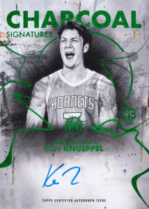Kon Knueppel Charcoal Signatures  - 2025-26 Topps Motif Basketball
