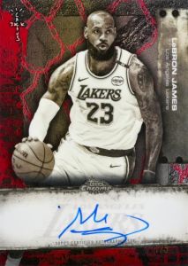 LeBron James Autograph Red - 2025-26 Topps Chrome Cactus Jack Basketball