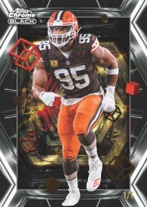 Miles Garret Depths of Darkness - 2025 Topps Chrome Black Football