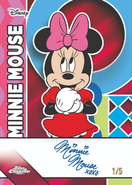 Minnie Mouse Autograph Red - 2026 Topps Chrome Disney