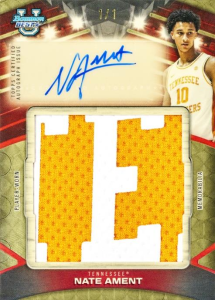 Nate Ament Patch Autograph Superfractor - 2025-26 Bowman University Best Basketball