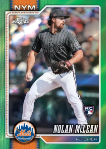Nolan McLean Green Base - 2026 Topps Chrome Baseball
