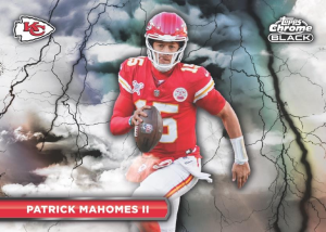 Patrick Mahomes Black Lightning - 2025 Topps Chrome Black Football