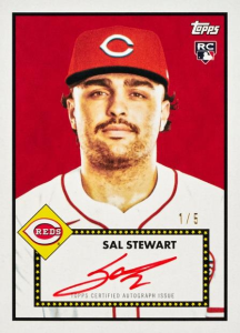 Sal Stewart 1952 Autograph - 2026 Topps Series 2 Baseball