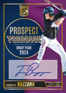 Travis Bazzana Prospect Yearbook Autograph - 2026 Panini Donruss Elite Baseball