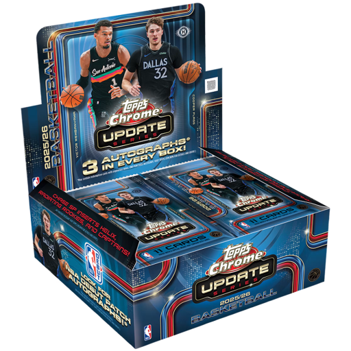 2025-26 Topps Chrome Updates Basketball Jumbo Box