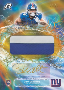 Cam Skattebo Radial Rookie Relic Autographs - 2025 Topps Resurgence Football