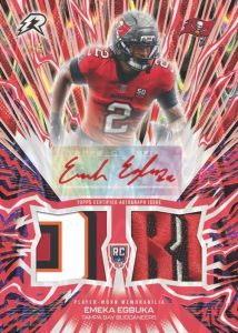 Emeka Egbuka Amped Up Rookie Relic Autographs - 2025 Topps Resurgence Football