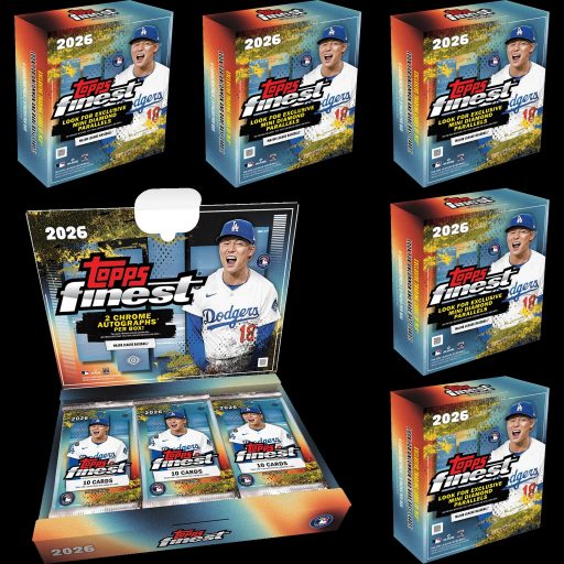 2026 Topps Finest Hobby Mega 6 Box Mixer #1 Teams